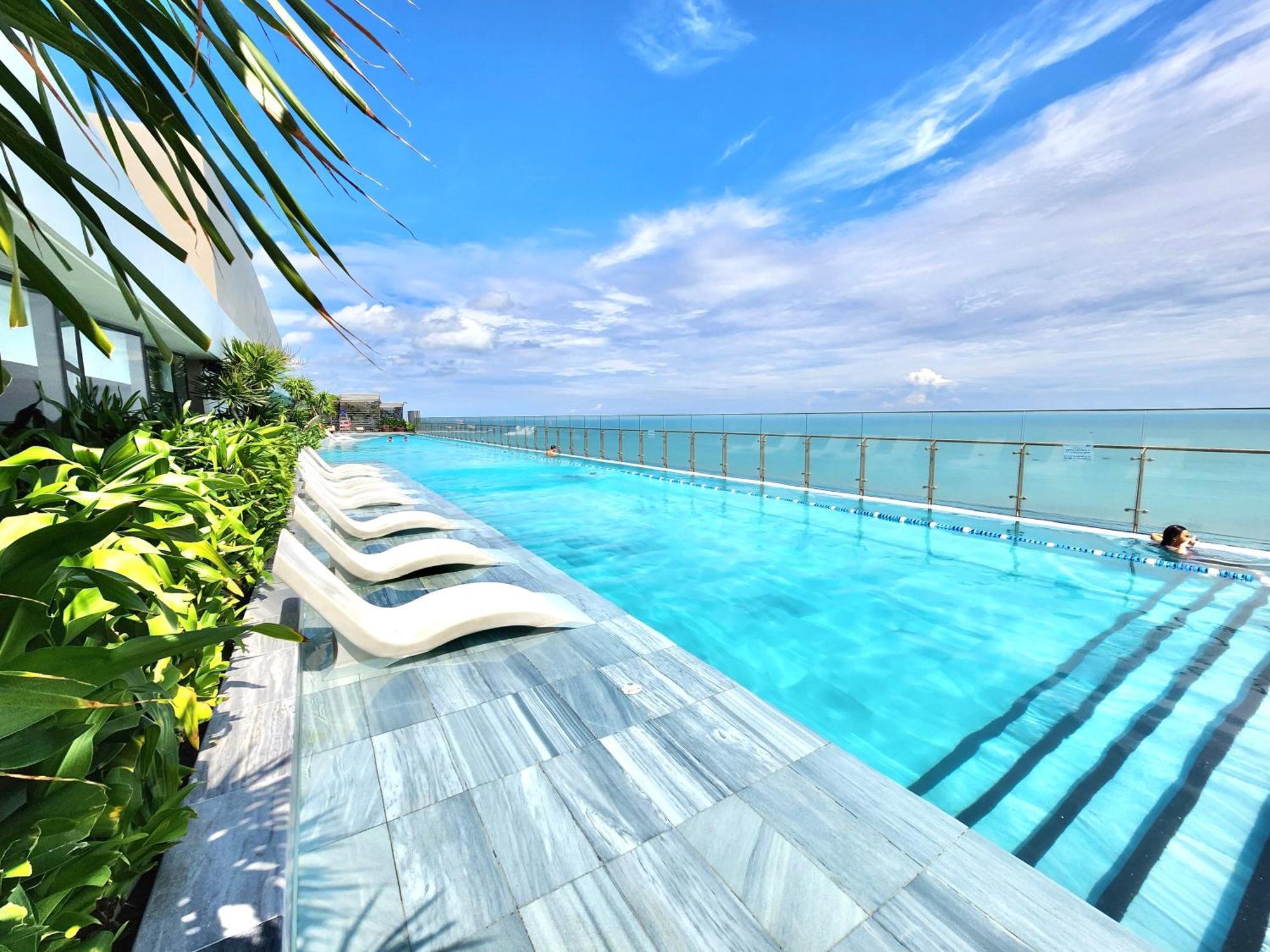 Ferienwohnung Dua'S House - The SóNg Vung Tau, Sky Pool & Gym Exterior foto